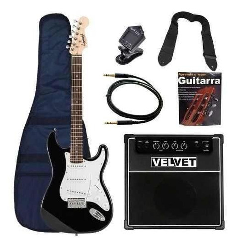 Guitarra Electrica Stratocaster Leonard + Ampli 35w