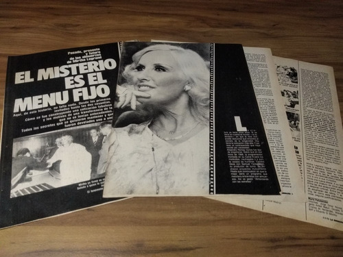 (v202) Mirtha Legrand * Recortes Revistas Clippings (1979)