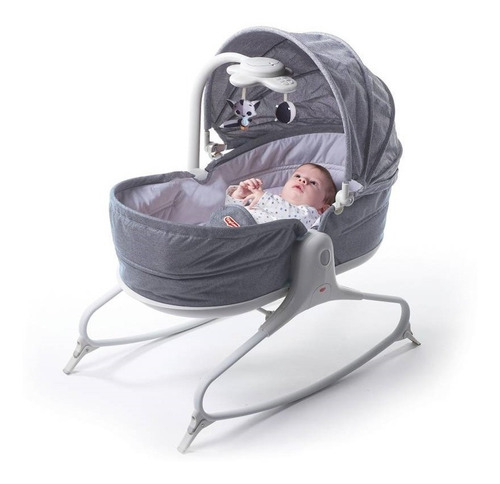 Rocker Napper Heather Grey Tiny Love