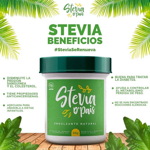 Stevia D'pais Pote De 66 Gr