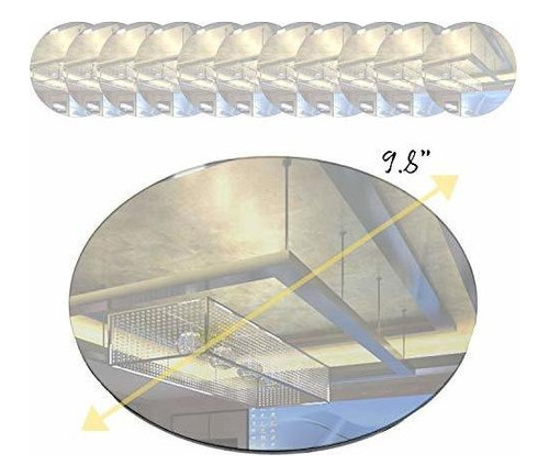 Centros De Mesa Con Espejo Para Casa, Bandeja Redonda, 10  ,