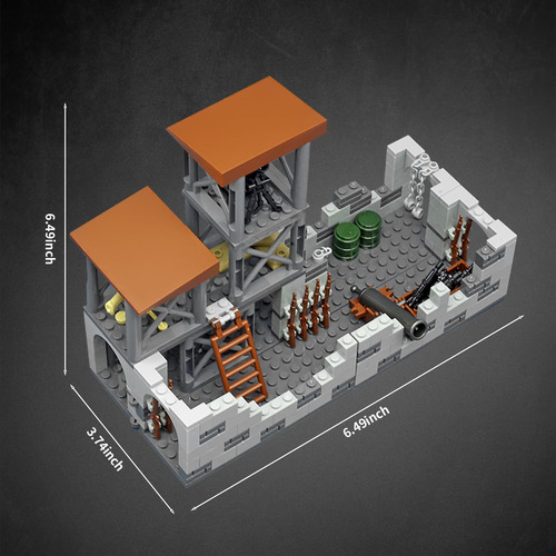 Wingift Juego De Ladrillos De Construcción De Base Militar.