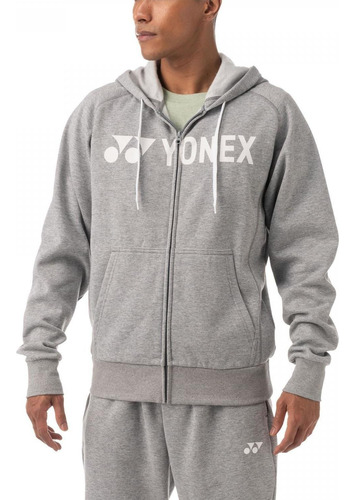 Poleron Yonex Hoodie 0018 Gris Hombre