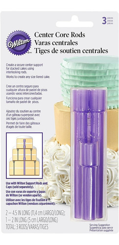 Pilares Centrales De Plástico Soporte Para Pastel Wilton