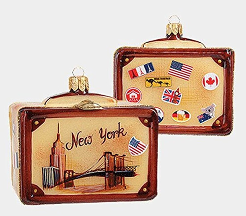 Nueva York Vintage Estilo Veliz De Viaje Decoración