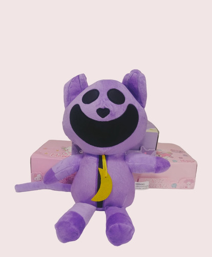 Peluche Catnap Poppy Playtime Chapter 3 Gato Morado 30 Cm