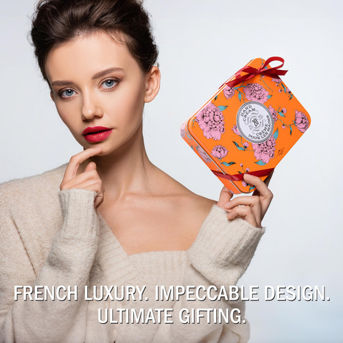 La Chatelaine 20% Shea Butter Hand Cream Tin Gift Set, Organ