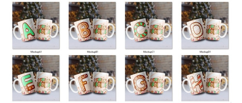 Pack Navideño Sublimar-tazas- Playeras- Cojines- Morralitos