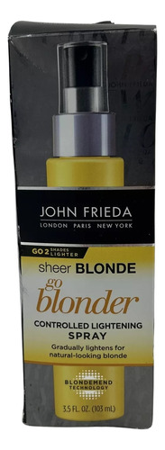 John Frieda Sheer Blonde Go Blonder Aligeramiento Spray, 3.5