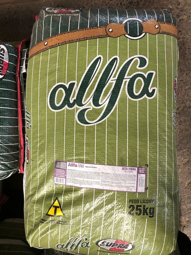 Allfa Mel Peletizado - Suplemento Para Equinos - 25kg