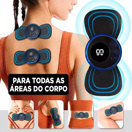 Mini Massageador Muscular Elétrico Portátil Recarregável - Sou