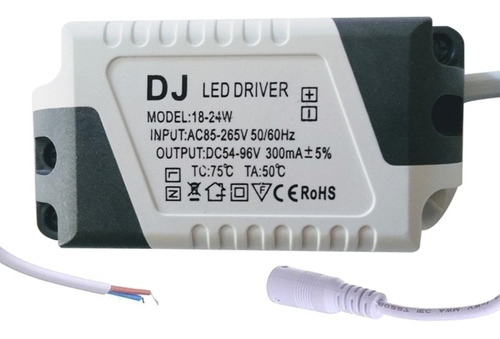 Kit 6 Driver Led Reator Fonte Plafon 12w ,18 W Ou 25w Bivolt