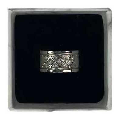 Imagen 6 de 7 de Anillo Acero Quirúrgico Circones Legítimos. Joyería Rometsch