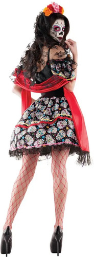 Disfraz De Catrina Sexy Para Mujer Talla: L Halloween | Envío gratis
