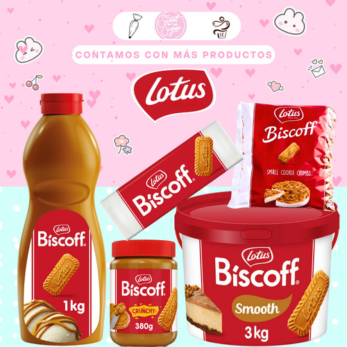 Crema Untable Lotus Biscoff Galleta Crunchy 380g 10 Piezas