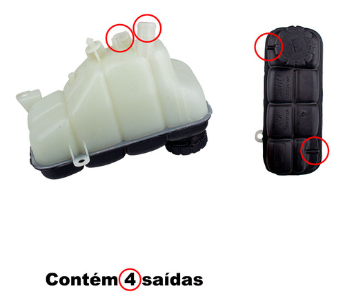 Reservatório De Água Radiador Mercedes C180 1993 A 2000