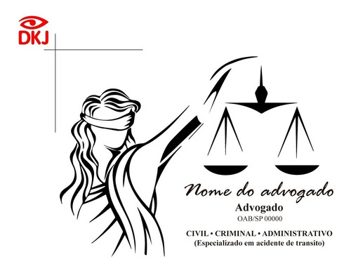 Themis Deusa Da Justiça Adesivo De Parede Personalizado 