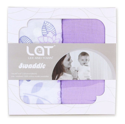 Lat Pack Unisex Baby Cotton Musel Swaddle Blanket,  X  ...