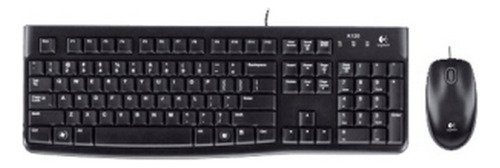 Kit Logitech Mouse/teclado Mk120 C/fio - Usb - Preto
