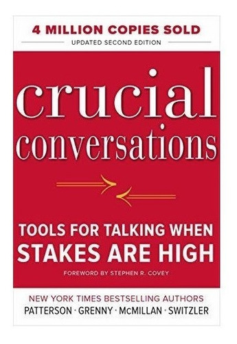 Imagen 1 de 4 de Crucial Conversations: Tools For Talking When Stakes Are ...