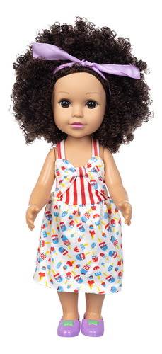 Muñeca De Pelo Rizado G Simulation, Adorable Juguete Para Be