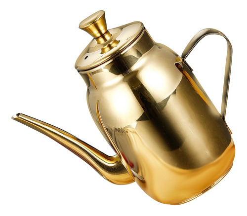 Dispensador De Aceite De Acero Inoxidable De Oro 300ml