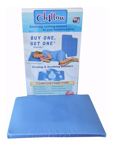 Almohada Chillow Térmica Con Cojín De Alivio Gel Refrescante