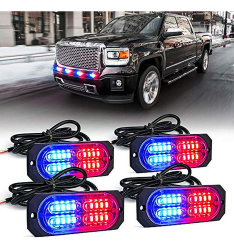 Kit De Emergencia Para Co Xprite Rojo Azul 20 Led Superficie