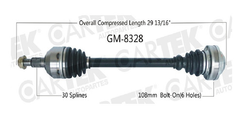 Flecha Trasero Der Cadillac Cts 2010-2011 V6 3.0 Ck L