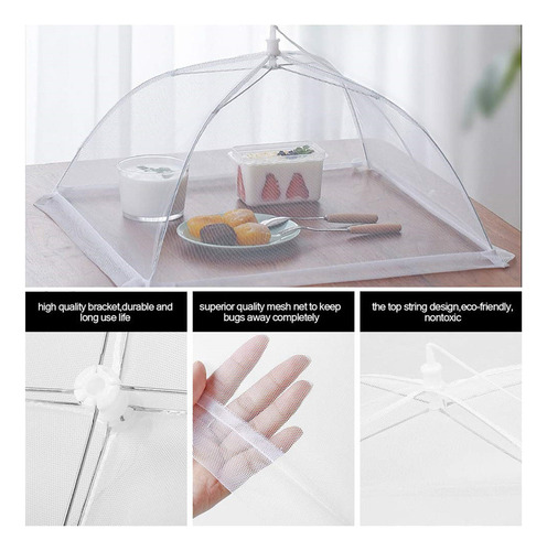 P Carpa De Cubierta De Alimentos De Malla Plegable Y