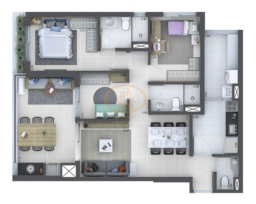 Apartamento Com 2 Dormitório(s) Localizado(a) No Bairro Barra Funda Em São Paulo / São Paulo - 1706:903289