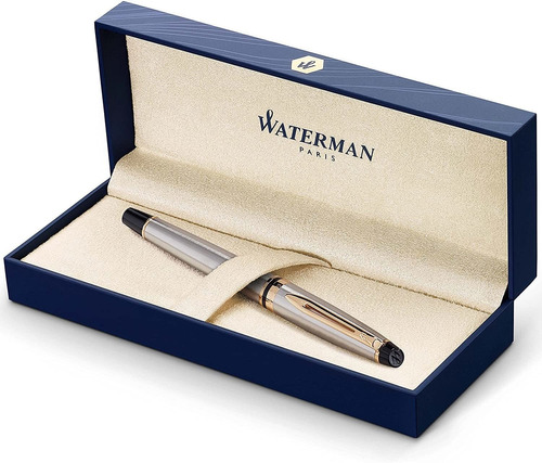 Bolígrafo Waterman Expert Rollerball, Acero Inoxidable Con..