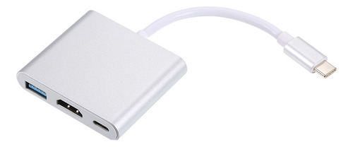 Adaptador Usb-c 3 En 1 For Macbook Pro Y Dell Xps 13 .