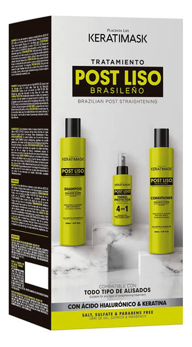 Be Natural Post Liso Brasileño Keratimask