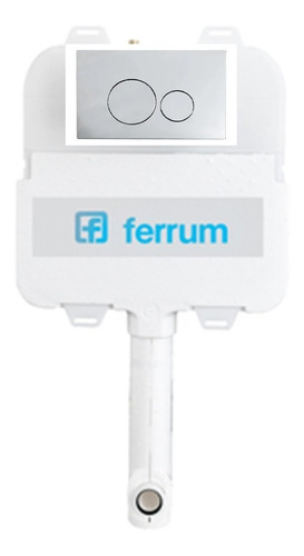 Imagen 1 de 4 de Deposito Embutir D92te-b Tapa 2 Teclas Red Vta50-01 Ferrum