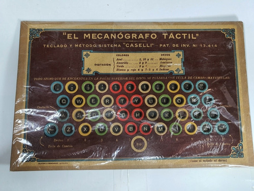 Antiguo El Mecanografo Tactil Metodo De Escritura De 1940 (Usado)