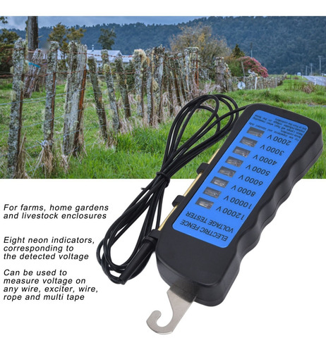 Probador De Voltaje De Cerca De Neón 12kv 2000 A 12000v 8 In