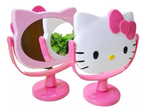 Espejo De Tocador De Hello Kitty Kawaii Niñas 