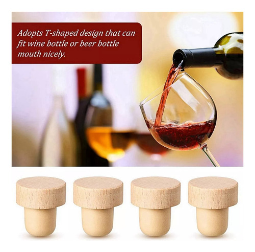 2025 Tapones De Corcho En Forma De T For Botellas De Vino