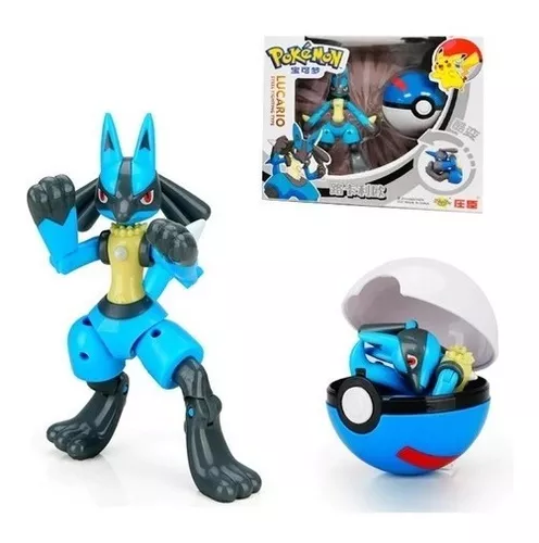 Brinquedo Pokemon Greninja Dentro De Pokebola Tamanho Real