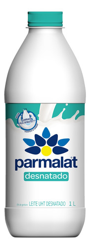 Leite UHT Desnatado Parmalat Garrafa 1l