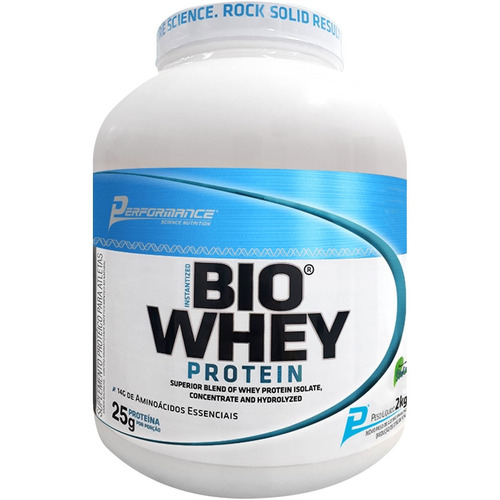 Bio Whey Protein 2kg - Performance - Ganho De Massa Muscular Sabor Chocolate