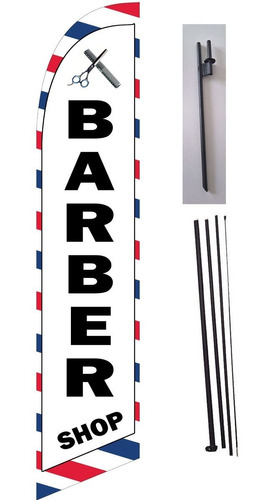 Barber Shop # 83 S Bandera Publicitaria 4.2 M