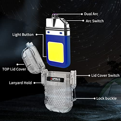 Encendedor Luminoso A Prueba De Agua Suprus, 3 Modos De Lint