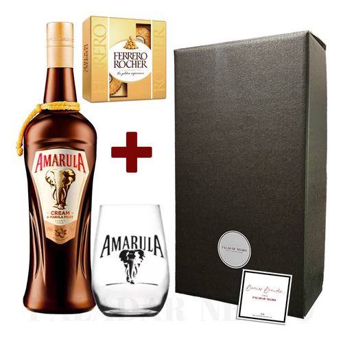 Regalo Amarula 750ml + Vaso + Ferrero Rocher Paladarnegro