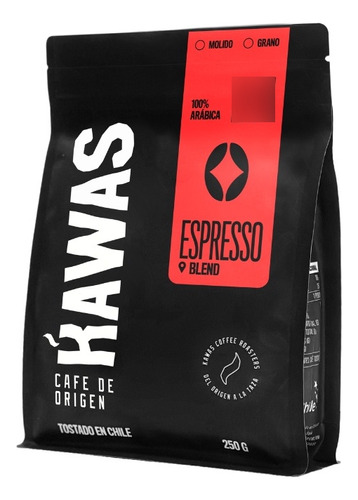 Kawas Espresso Blend Original 100% Arabica 12un X 250g Mayor