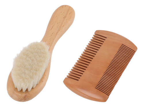 Conjunto De Escova De Cabelo Para Bebês, Pente E Pente De Ma
