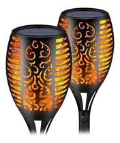 Comprar Estaca Solar Led Efecto Llama P\u002F Jardines Etheos Pack X 2