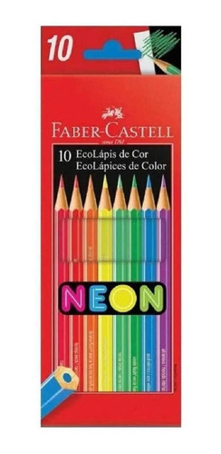 Set 10 Colores Neón Faber Castell - Mosca