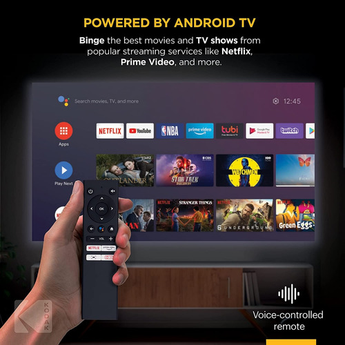 Kodak Flik Hd9 Proyector Inteligente Con Android Tv Color Negro